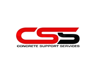 Concrete Support Services (CSS) logo design by gilkkj