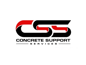Concrete Support Services (CSS) logo design by gilkkj