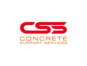 Concrete Support Services (CSS) logo design by wongndeso