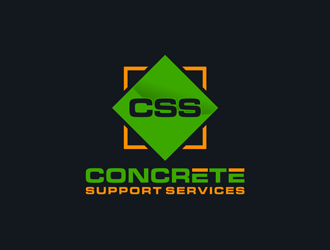 Concrete Support Services (CSS) logo design by alby