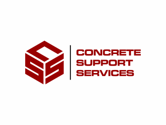 Concrete Support Services (CSS) logo design by Msinur