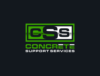 Concrete Support Services (CSS) logo design by alby