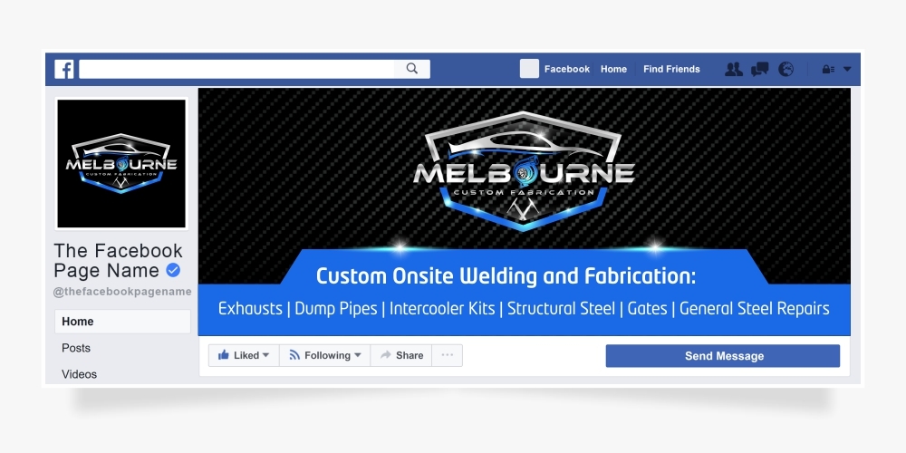 Melbourne Custom Fabrication logo design by Ibrahim