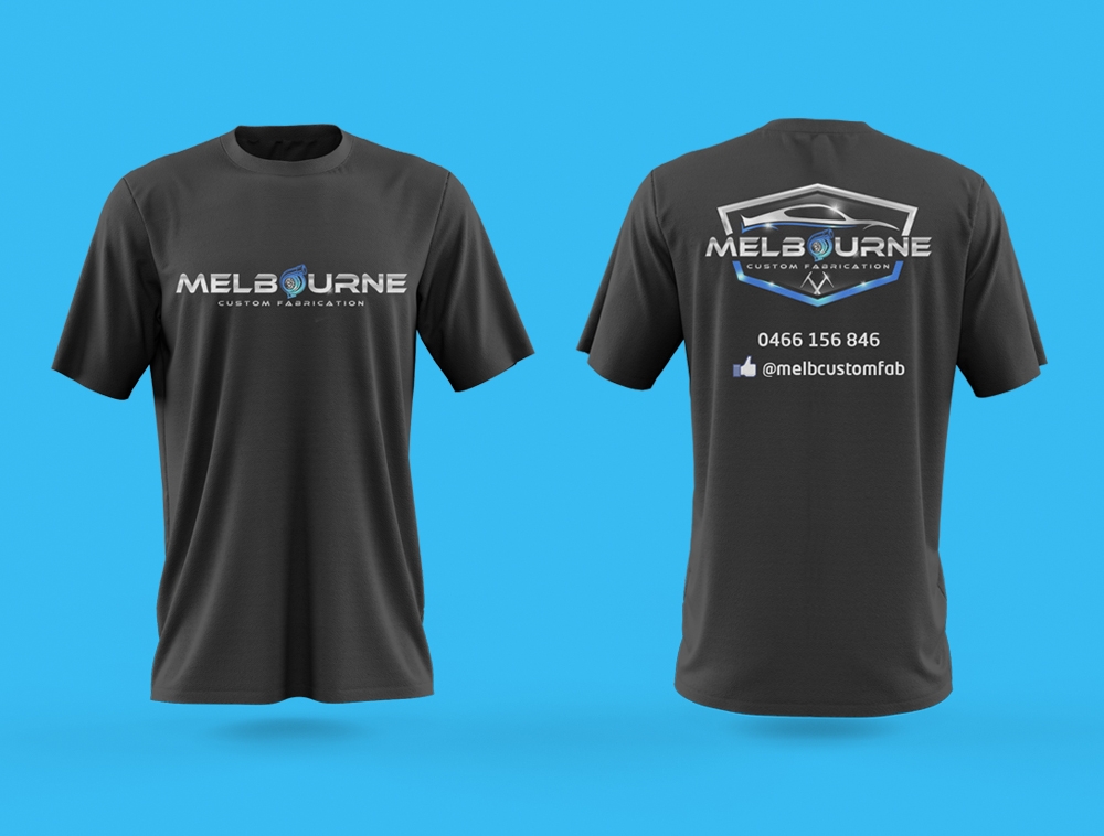 Melbourne Custom Fabrication logo design by Ibrahim