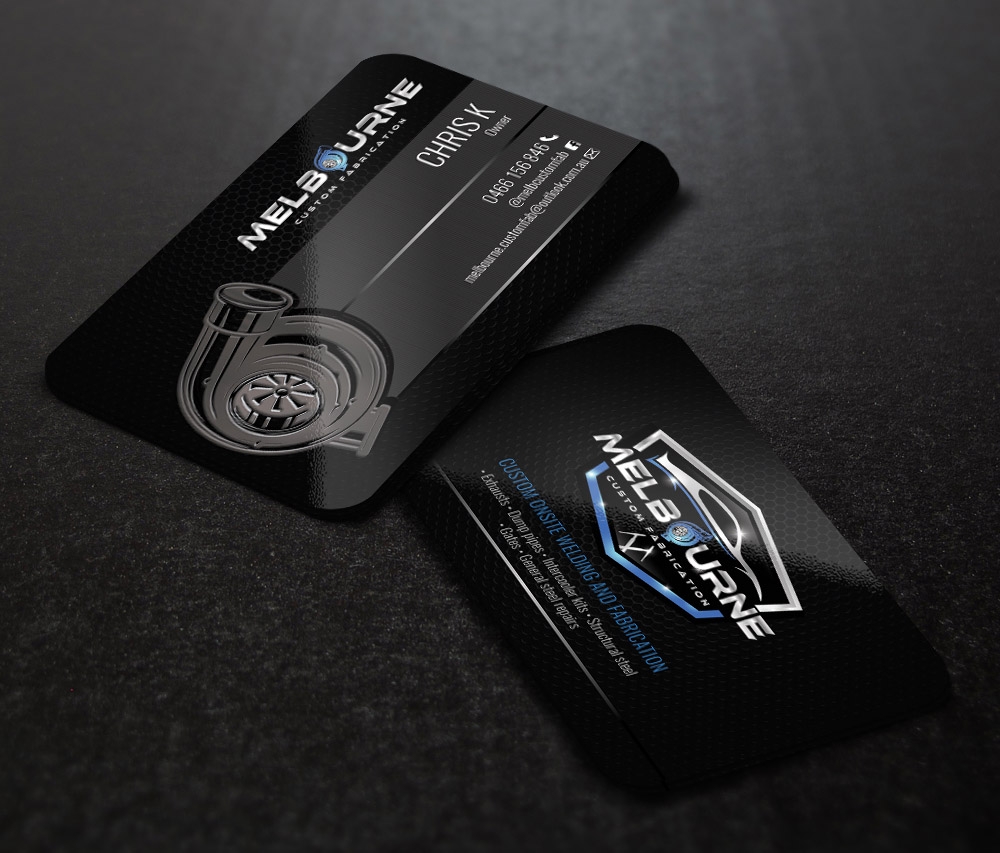 Melbourne Custom Fabrication logo design by DreamLogoDesign
