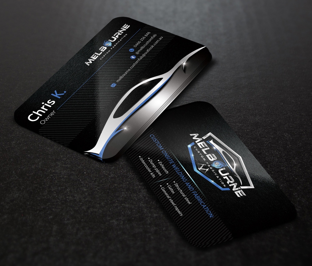 Melbourne Custom Fabrication logo design by DreamLogoDesign