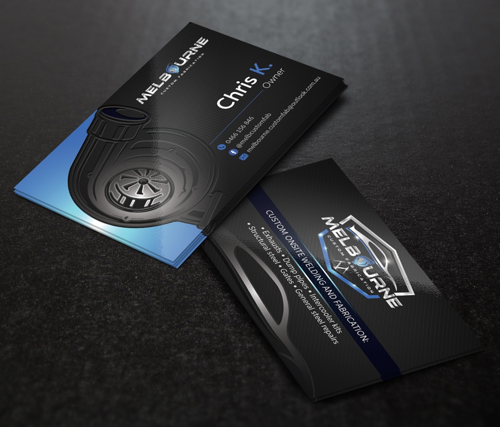 Melbourne Custom Fabrication logo design by DreamLogoDesign