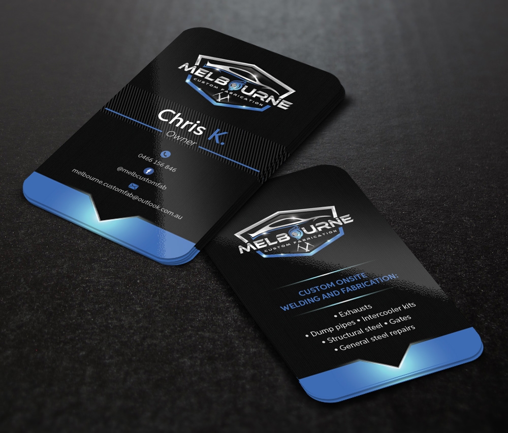 Melbourne Custom Fabrication logo design by DreamLogoDesign