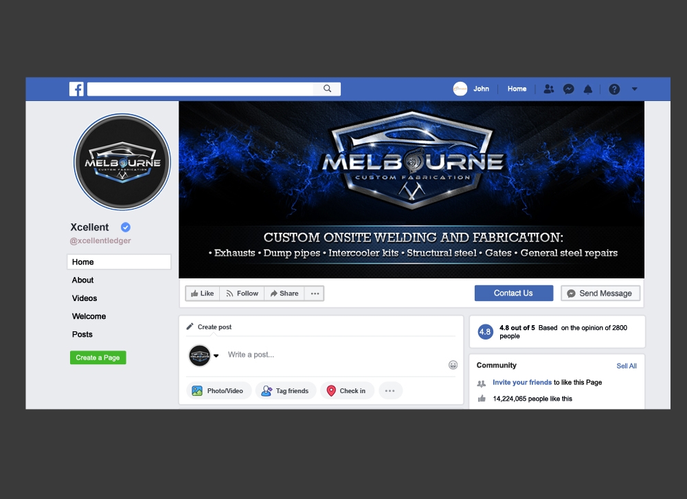 Melbourne Custom Fabrication logo design by DreamLogoDesign