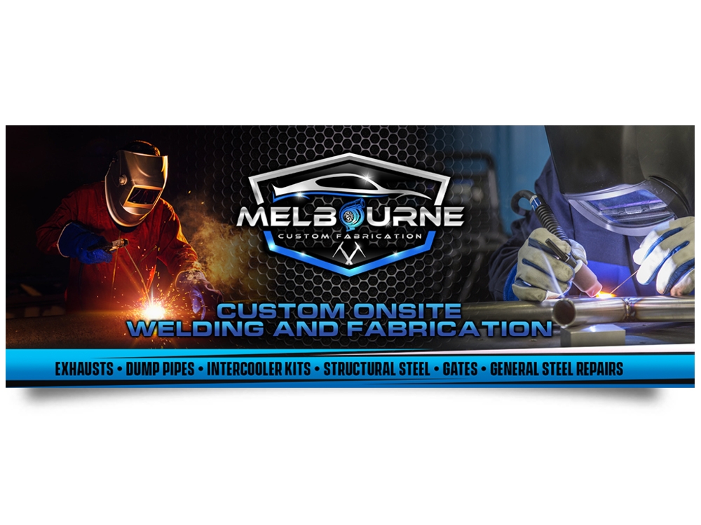Melbourne Custom Fabrication logo design by Realistis