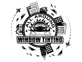 All Around Window Tinting  logo design by Suvendu