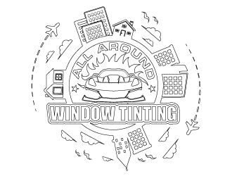 All Around Window Tinting  logo design by Suvendu