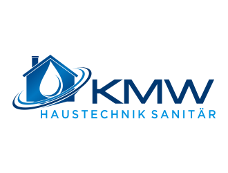 KMW Haustechnik Sanitär logo design by Mahrein