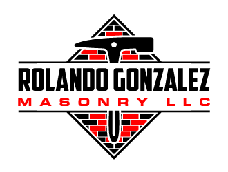 Rolando Gonzalez Masonry LLC  logo design by PRN123