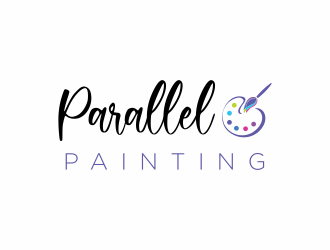 Parallel Painting logo design by luckyprasetyo