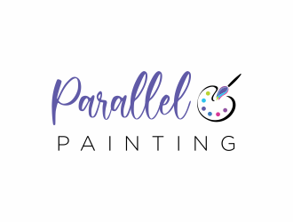 Parallel Painting logo design by luckyprasetyo