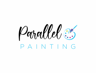 Parallel Painting logo design by luckyprasetyo