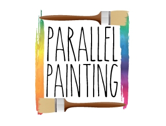 Parallel Painting logo design by kakikukeju