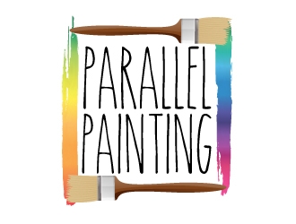 Parallel Painting logo design by kakikukeju
