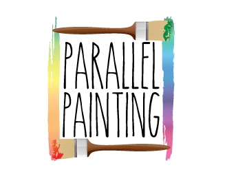 Parallel Painting logo design by kakikukeju