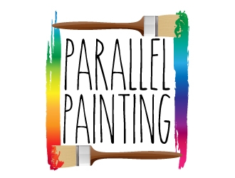 Parallel Painting logo design by kakikukeju