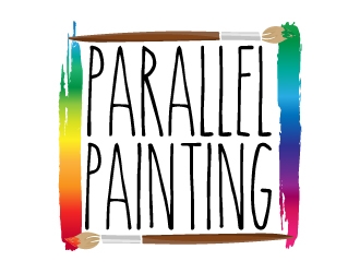 Parallel Painting logo design by kakikukeju