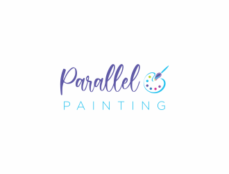 Parallel Painting logo design by luckyprasetyo
