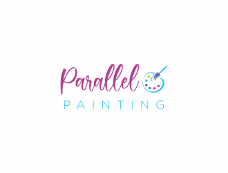 Parallel Painting logo design by luckyprasetyo