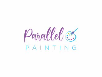 Parallel Painting logo design by luckyprasetyo
