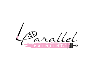 Parallel Painting logo design by giphone