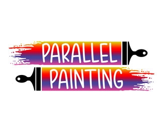 Parallel Painting logo design by kunejo
