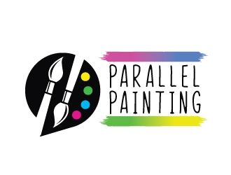 Parallel Painting logo design by Foxcody