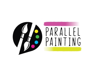 Parallel Painting logo design by Foxcody