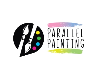 Parallel Painting logo design by Foxcody