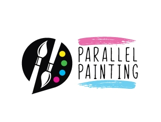 Parallel Painting logo design by Foxcody