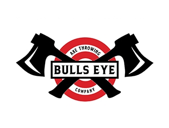 Bullseye Axe Throwing Company logo design by PrimalGraphics