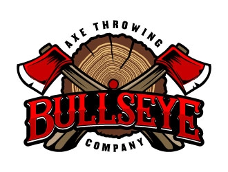 Bullseye Axe Throwing Company logo design by daywalker