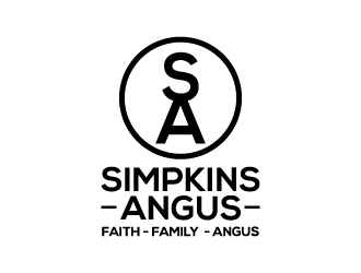 Simpkins Angus logo design by Ultimatum
