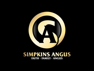 Simpkins Angus logo design by ekitessar