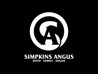 Simpkins Angus logo design by ekitessar