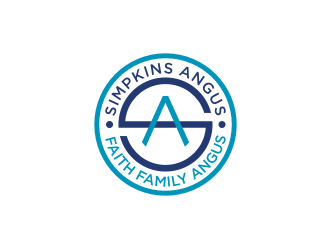 Simpkins Angus logo design by bricton