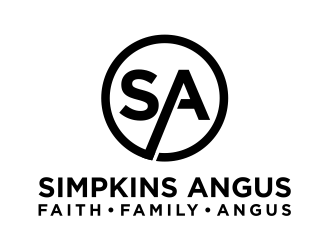 Simpkins Angus logo design by cintoko
