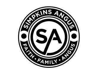 Simpkins Angus logo design by cintoko