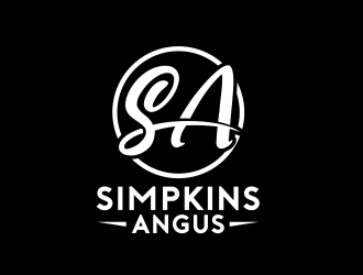 Simpkins Angus logo design by serprimero