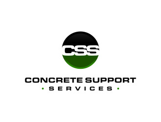Concrete Support Services (CSS) logo design by FloVal