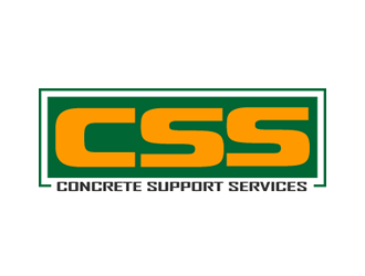 Concrete Support Services (CSS) logo design by Coolwanz