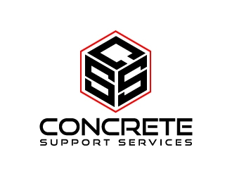 Concrete Support Services (CSS) logo design by Akhtar