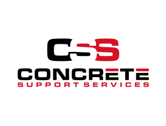 Concrete Support Services (CSS) logo design by puthreeone