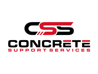 Concrete Support Services (CSS) logo design by puthreeone