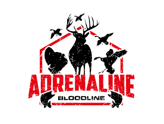 Adrenaline Bloodline  logo design by WRDY